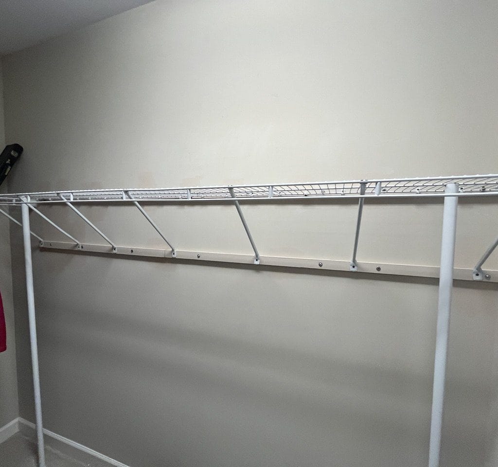 An example of a shelving installation Charlotte NC that can hold up to 200 pounds