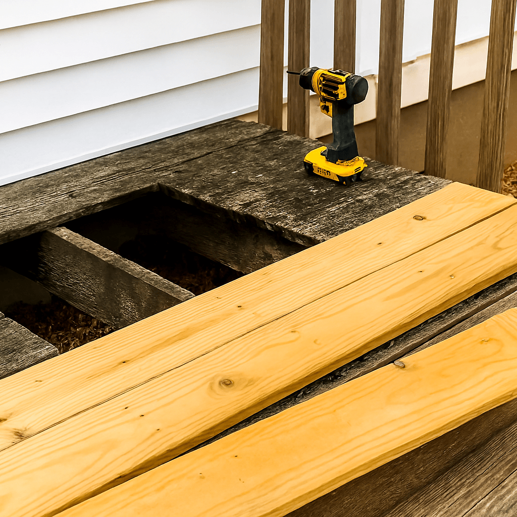 deck repair Charlotte NC – revitalized outdoor space