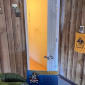 Professional door installation company services in Charlotte NC by Busy Beaver Handyman.